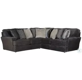 Mammoth Smoke 2 Piece Sectional with RAF Section