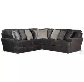Mammoth Smoke 2 Piece Sectional with LAF Section