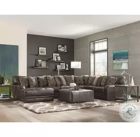 Denali Steel 51" Cocktail Ottoman