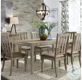 Golden Valley Sandstone Slat Back Side Chair Set of 2