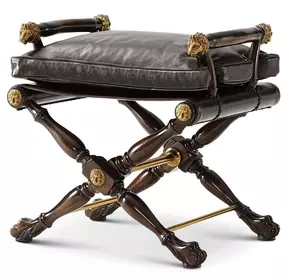 TA Originals Old English Leather The Directors Accent Stool