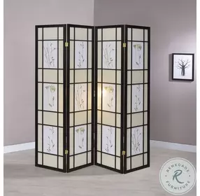 4407 Black Room Divider