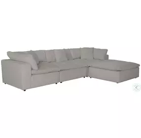 Posh Dove Modular 4 Piece Performance Fabric Sectional