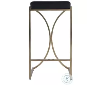 Natalya Black Counter Height Stool