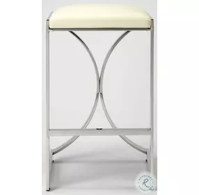 Natalya Silver Counter Height Stool