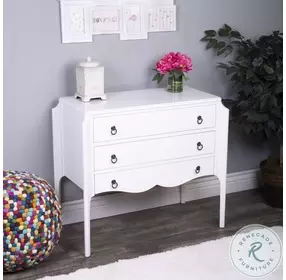 Wilshire Glossy White Accent Chest