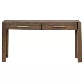 Broadmore Cobblestone Brown Rectangular Console Table