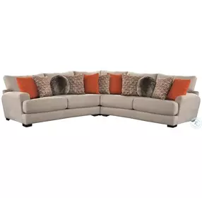 Ava Cashew 3 Piece Sectional