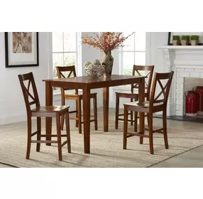 Simplicity Caramel Counter Height Dining Table