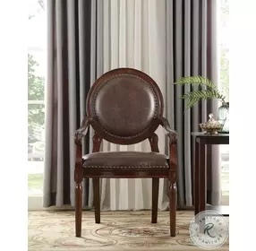 Aldermont Dark Brown Accent Chair