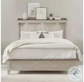 Fern Hollow Weathered Linen And Dusty Taupe Mantle Panel Bedroom Set