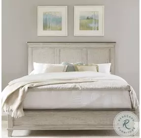 Fern Hollow Weathered Linen And Dusty Taupe Panel Bedroom Set
