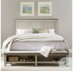 Fern Hollow Weathered Linen And Dusty Taupe Storage Panel Bedroom Set
