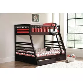 Ashton Cappuccino Twin Over Full Bunk Bed