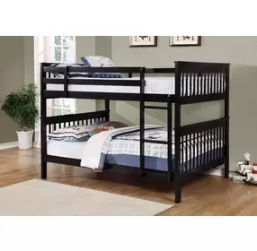 Chapman Black Full over Full Bunk Bed