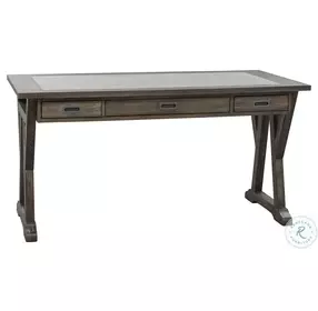 Stonebrook Rustic Saddle Home Office Set