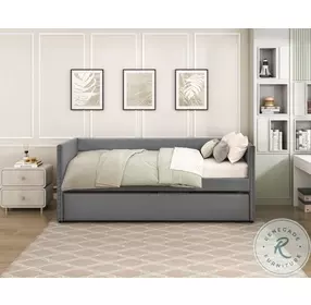 Coleman Dark Gray Twin Daybed with Trundle