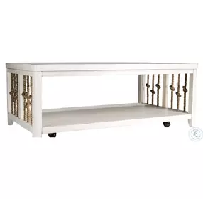 Harbor Haven White Occasional Table Set