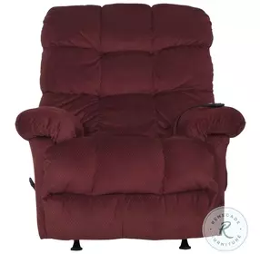 Nettles Merlot Rocker Recliner