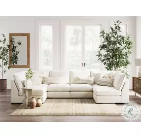 Donelson Creek Vanilla 6 Piece Sectional