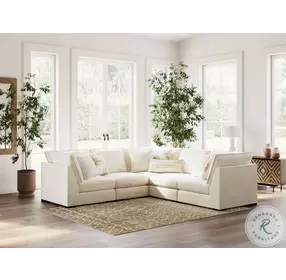 Donelson Creek Vanilla 5 Piece Sectional