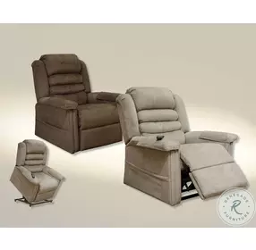Invincible Bamboo Performance Fabric Power Lift Recliner