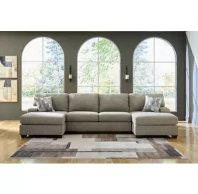 Seyler Lane Hemp 3 Piece Modular Double Chaise Sectional