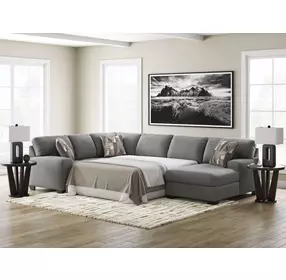 Revenna Greystone 3 Piece Modular Sleeper Sectional with RAF Chaise