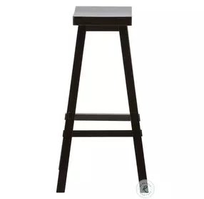 Creations II Black 30" Sawhorse Bar Stool
