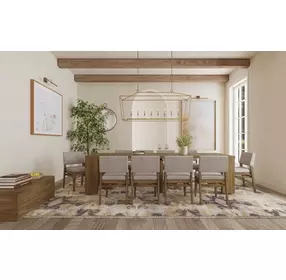 Flex Sandbar Oak 40" Rectangular Dining Table
