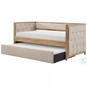 Roseburg Beige Daybed With Trundle
