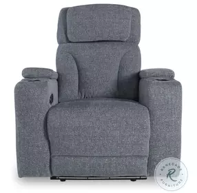 Forest Lake Steel Next-Gen Nuvella Performance Fabric Power Recliner with Adjustable Headrest