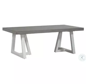 Palmetto Heights Two Tone Shell White and Driftwood Rectangular Occasional Table Set