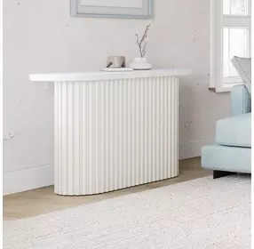 Auden White 48" Sofa Console Table