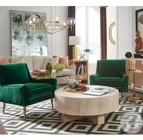 Brando Antique Brass Two Tier Glass Top Oval Coffee Table