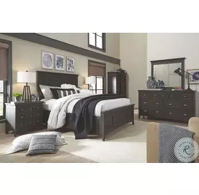 Westley Falls Graphite Landscape Mirror