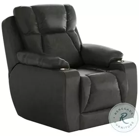 Challenger Passion Slate Power Headrest Wall Hugger Big Mans Recliner