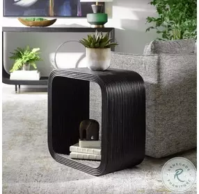 Combria Black Side Table