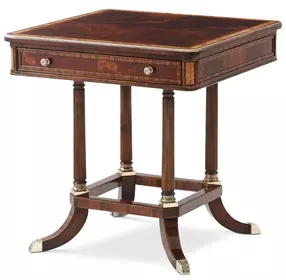 English Cabinet Maker Southampton and Light Shropshire Bowlas Side Table