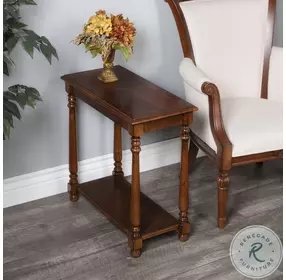 Devane Medium Brown Rectangular Side Table