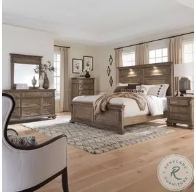 Carlisle Court Chestnut Landscape Mirror