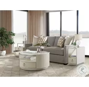 Maisie Champagne Round Coffee Table