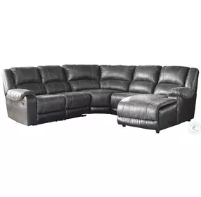 Nantahala Slate Reclining Sectional withy RAF Corner Chaise