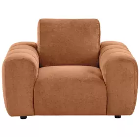 Burnett Burnt Orange Upholstered Lounge Chair