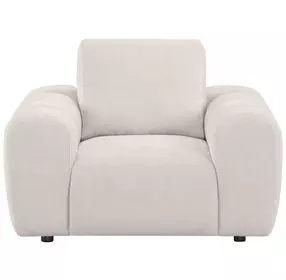 Burnett Ivory Upholstered Lounge Chair