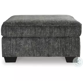 Lonoke Gunmetal Oversized Accent Ottoman