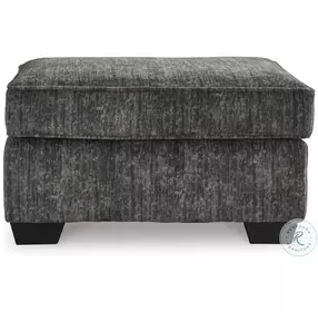 Lonoke Gunmetal Ottoman