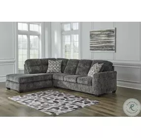 Lonoke Gunmetal 2 Piece LAF Chaise Sectional