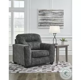 Lonoke Gunmetal Chair And A Half