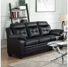 Finley Black 78" Sofa